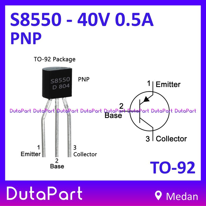 Linh Kiện Bán Dẫn S8550 8550 Pnp 40v 0.5a To-92