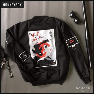 [Ảnh thật 100%] Áo khoác Bomber nam nữ K.O.I (hàng design cao cấp)  [Monkeyboy]