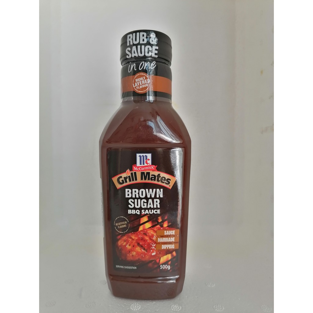[Chai 500g - BROWN SUGAR] XỐT CHẤM ƯỚP THỊT NƯỚNG VỊ ĐƯỜNG NÂU [Thailand] MCCORMICK BBQ Tanguy Brown Sugar (halal)