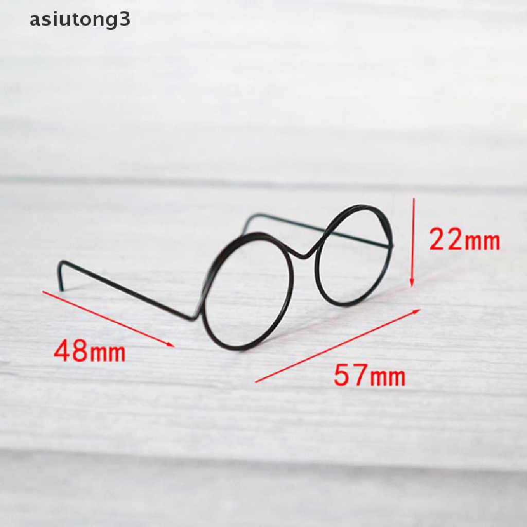 Set 1/2/5/10 mắt kính không tròng thời trang cho búp bê