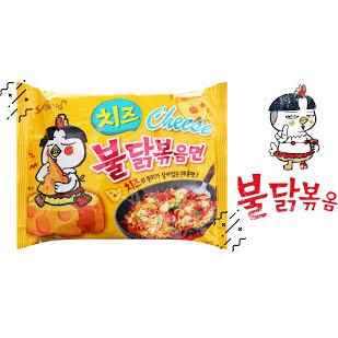 MÌ GÀ CAY PHÔ MAI SAMYANG HÀN QUỐC- ăn vặt- siêu ngon- hàn quốc