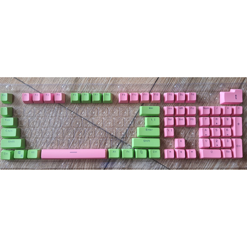 Keycap PBT xuyên led mix màu - bộ nút bàn phím cơ mix sẵn