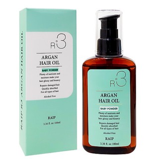 [Có Sẵn] Dầu Dưỡng Tóc RAIP R3 Argan Hair Oil Phục Hồi Tóc Hư Tổn Dung tích 100ml