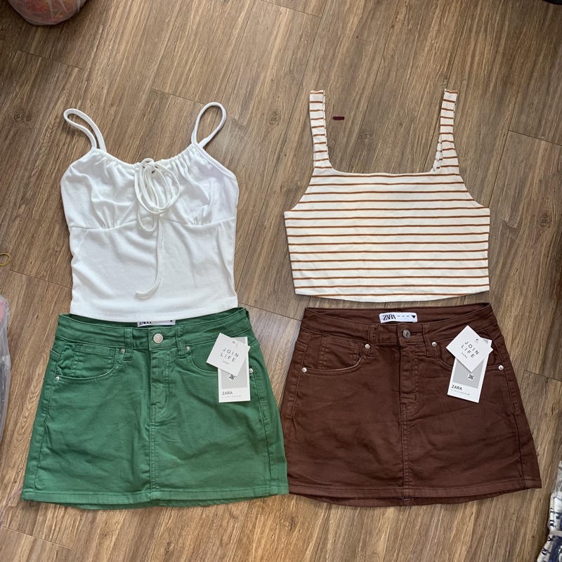 Áo hai dây thun gân xuất xịn