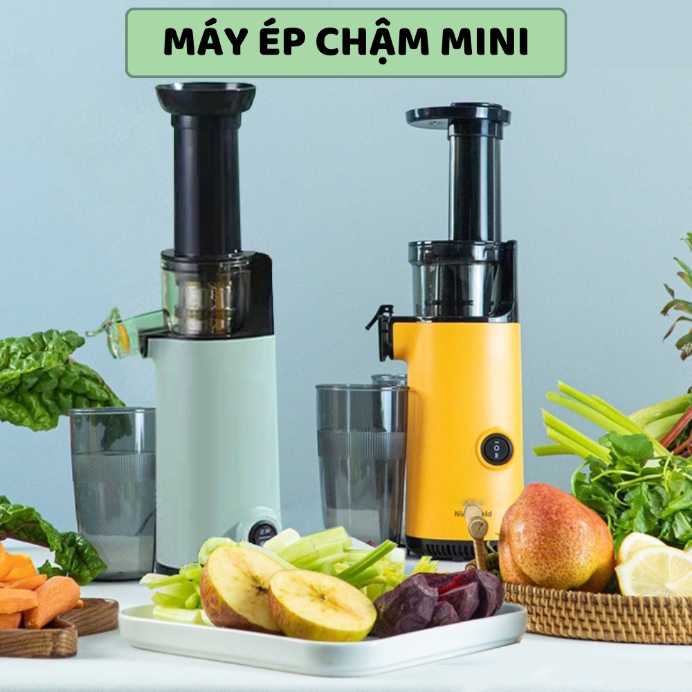Máy Ép Chậm Mini - MÁY ÉP TRÁI CÂY CÔNG NGHỆ MỚI - NHỎ GỌN TIỆN LỢI