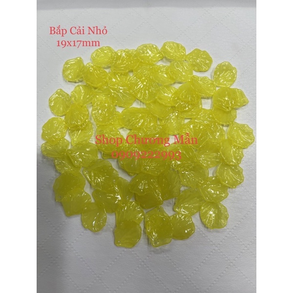 100G Cánh Bắp Cải Pha Lê Nhựa Giá Sỉ [Nhỏ&amp;Trung]
