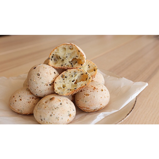 Bột bánh mì mè đen Hàn Quốc