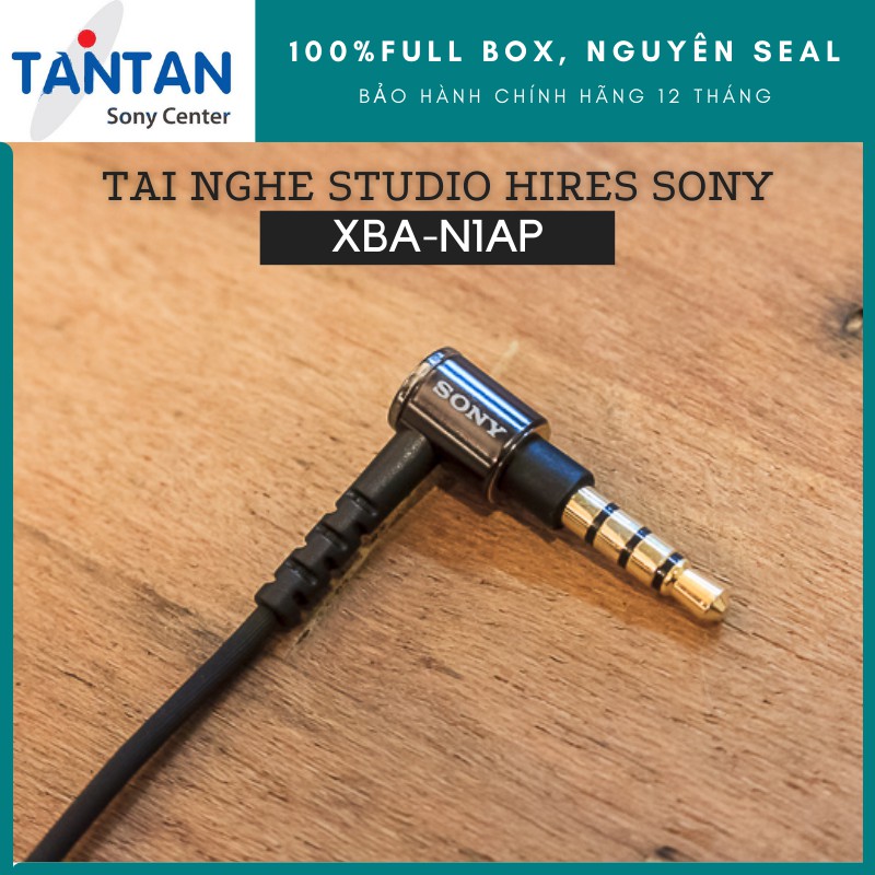 Tai Nghe CẮM DÂY STUDIO HI-RES Sony XPA-N1AP | Hi-Resolution Audio - Dây linh hoạt tháo rời - Xuất xứ: Thái Lan