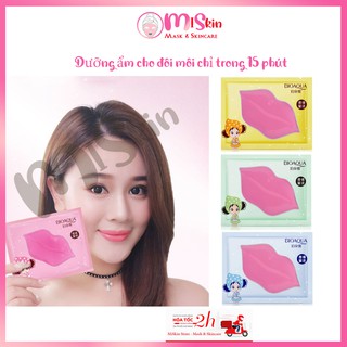 Mặt nạ môi collagen Bioaqua dưỡng ẩm, mờ thâm môi, mềm môi, căng mịn