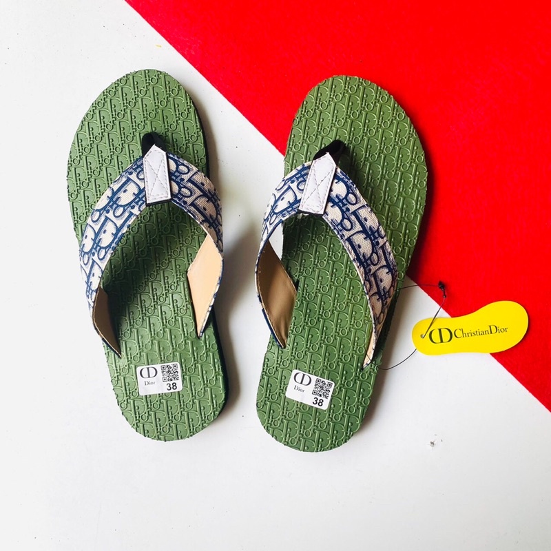 Dép kẹp xỏ ngón nam Dior 5 màu quai vải thời trang bền bỉ dành cho nam.