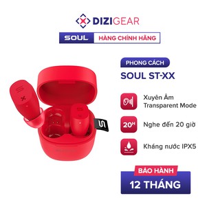 Tai Nghe True Wireless SOUL ST-XX, Xuyên Âm, BT 5.0, Nghe Đến 20H, Kháng Nước IPX5 - Chính Hãng BH 12 Tháng Dizigear