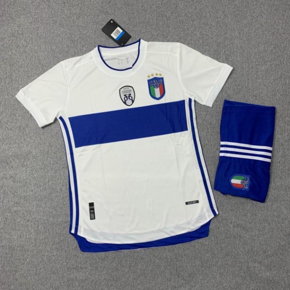 Quần Áo Bóng Đá Đội Tuyển Italia 2023 Màu Trắng Quần Xanh - Vải Gai Thái PP Bởi MR11 SPORT * ! 💋