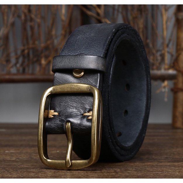 Thắt lưng da 1 kim Retro ( 3.8mm)