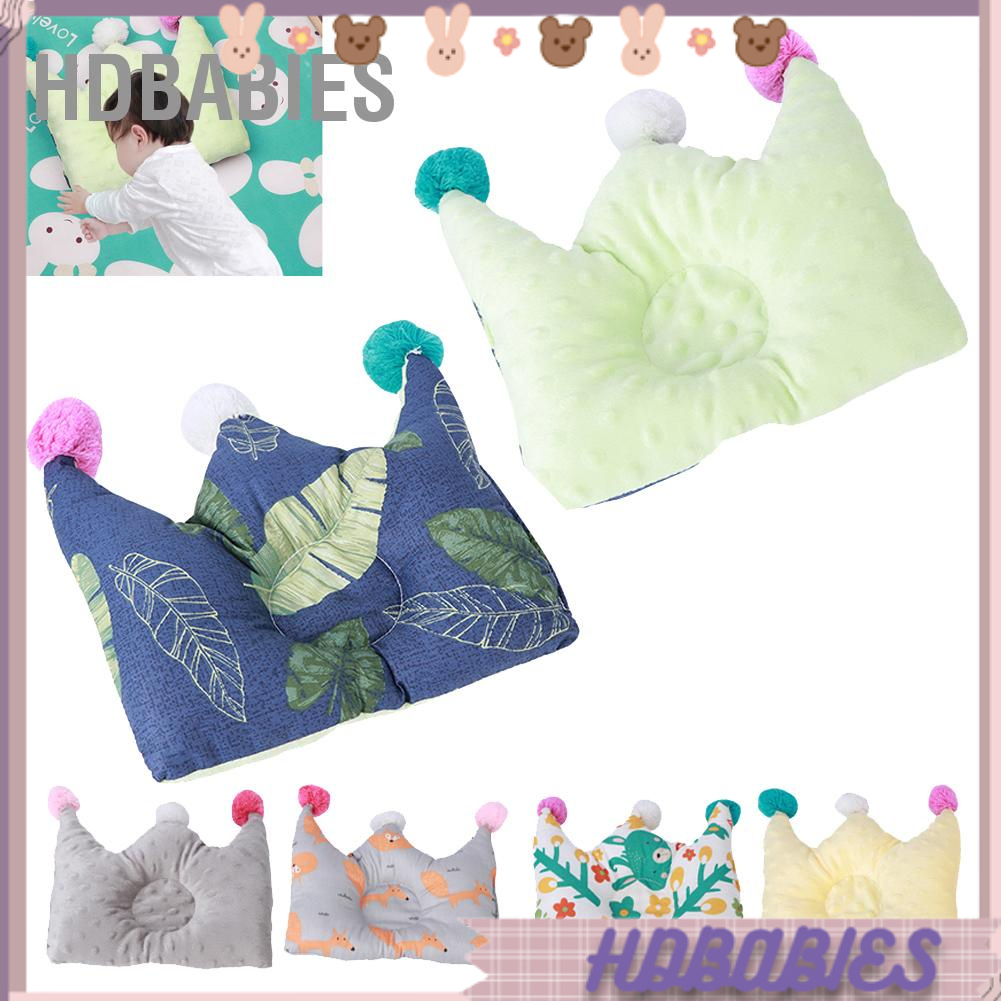 HDbabies Ngăn chặn Đầu phẳng Chống cuộn Gối Bảo vệ đầu Đệm ngủ cho trẻ sơ sinh Trẻ