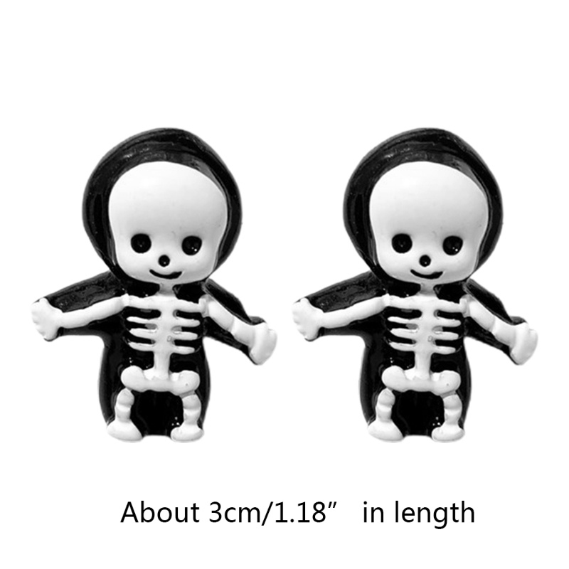 Kẹp Tóc Hình Bộ Xương Phong Cách Gothic