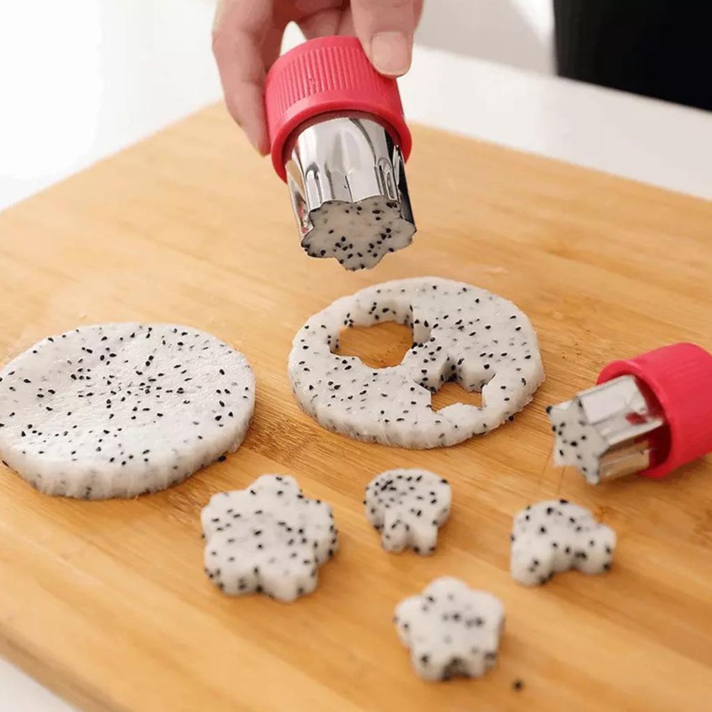 Bộ 12 Khuôn Làm Bánh Quy Bằng Thép Không Gỉ Có Thể Tháo Rời