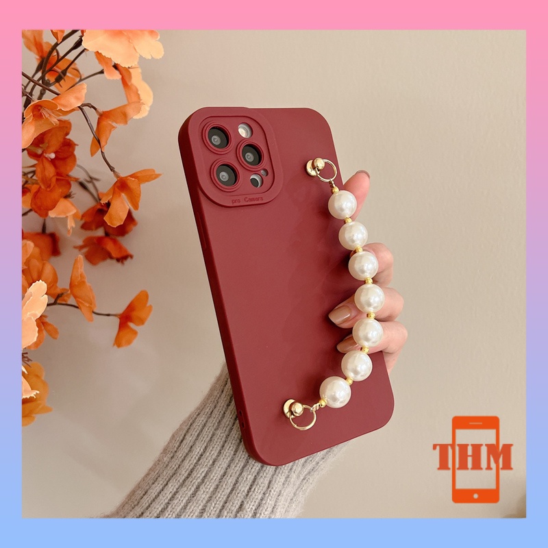 Ốp lưng Điện Thoại Gắn Vòng Ngọc Trai Cho iPhone 6/6plus/6s/6splus/7/7plus/8/8plus/x/xr/xs/11/12/13/pro/max/plus/promax-016