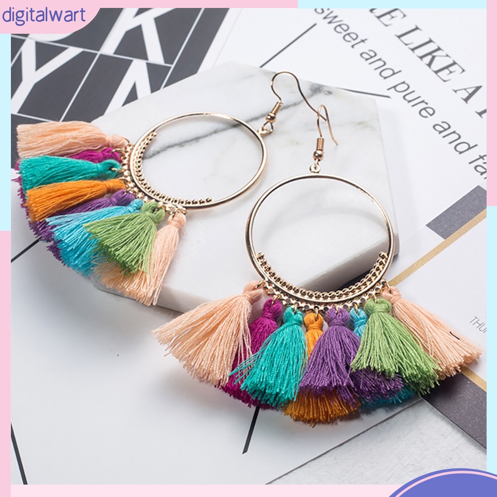 Hoa Tai Kim Loại Phong Cách Bohemia Thời Trang Cho Nữ