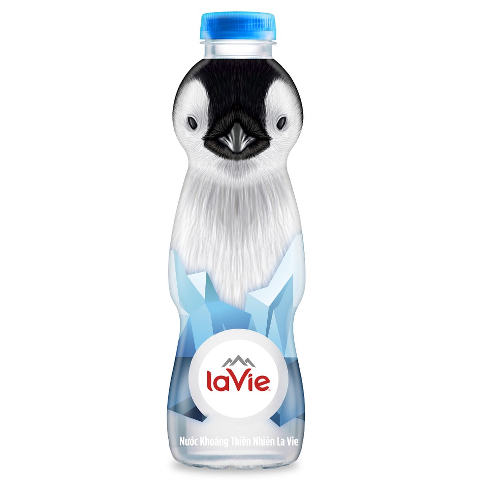 Thùng 24 chai Nước khoáng thiên nhiên La Vie Kid 330ml [(2-3 nhân vật ngẫu nhiên)/ thùng] (24 chai x 330ml)