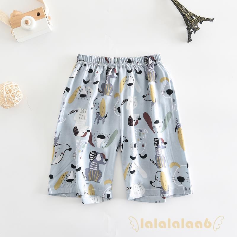 Quần Short Cotton Lưng Thun In Họa Tiết Hoạt Hình Laa6-Boy