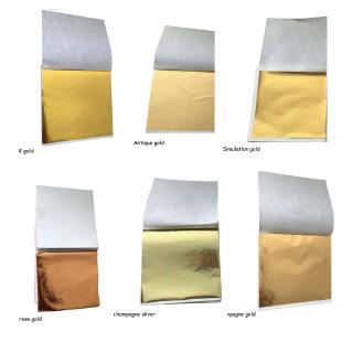 Bộ 100 Lá Vàng / Bạc 9x9cm Trang Trí Đa Năng Tiện Dụng