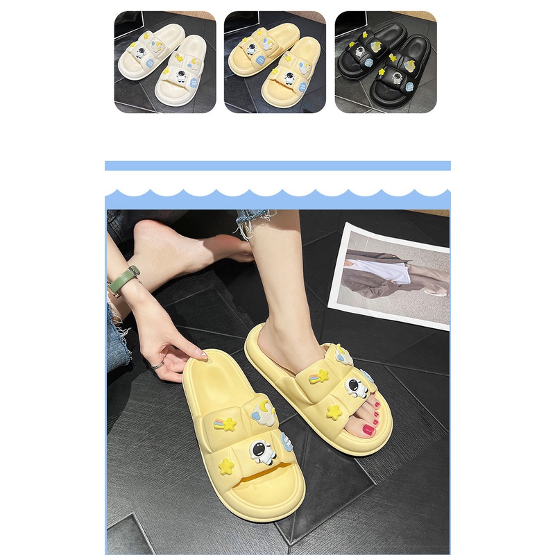 Dép Đi Trong Nhà Đế Dày Chống Trượt Dễ Thương