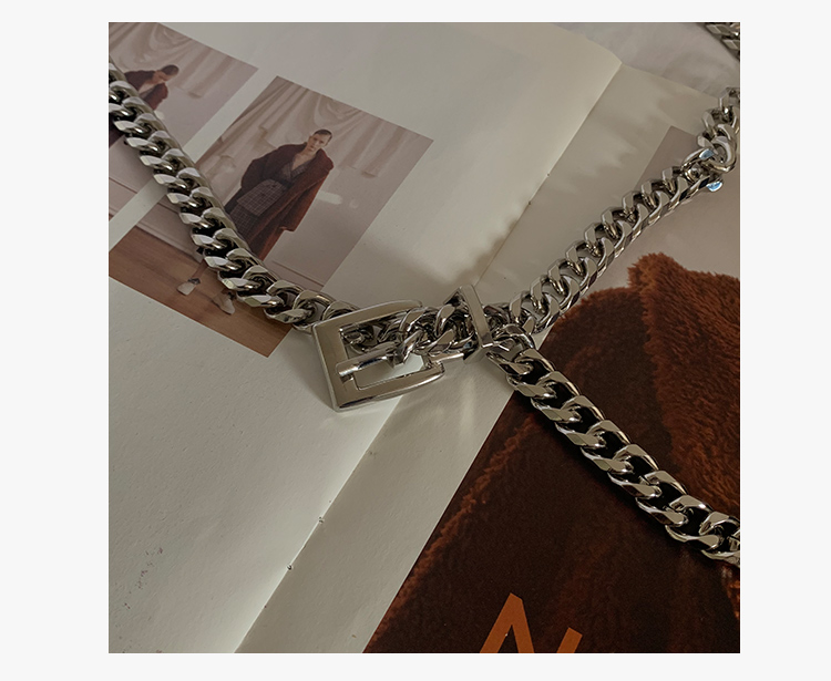 Dây xích kim loại trang trí quần jean phong cách hip hop cho nam nữ