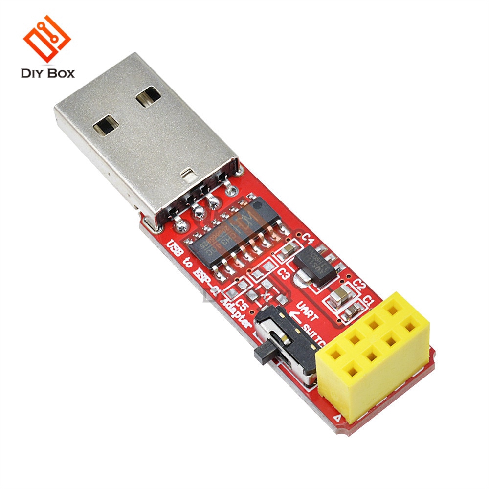 3.3V USB to ESP8266 ESP-01 ESP-01S Wi-Fi Adapter Module With CH340G USB to TTL Driver Serial Wireless Wifi Module for Arduino