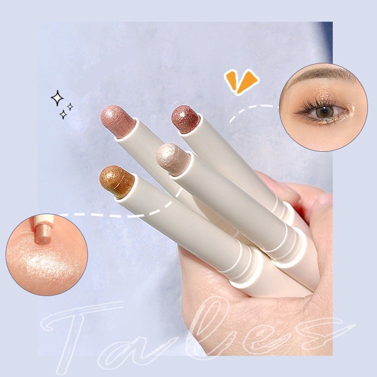 Bút nhũ mắt Gogotales Pearlescent Colorful GT207 Nhỏ Gọn Tiện Lợi Dạng Bút Dễ Kẻ, Phấn Nhũ Lì Mịn Lâu Trôi