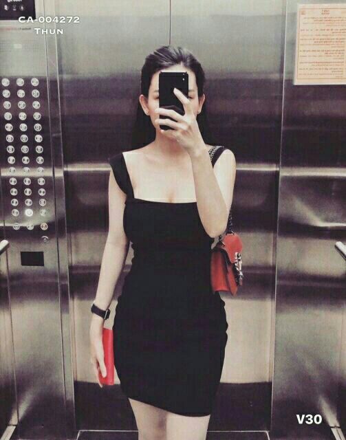 Đầm Body 2 Dây Bản To Thun Co giãn chất đẹp - A2BAN | BigBuy360 - bigbuy360.vn