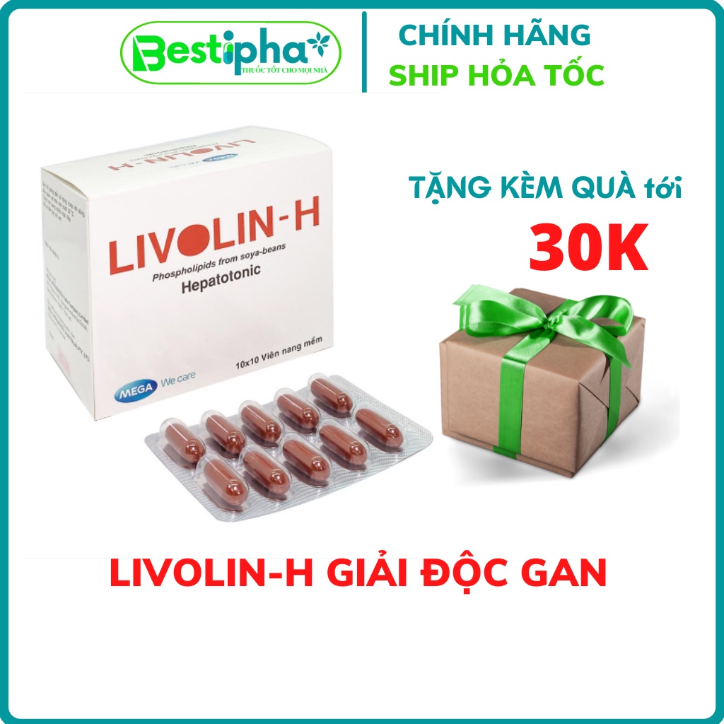 Livolin-H viên uống giải độc, bảo vệ chức năng gan hộp 100 viên