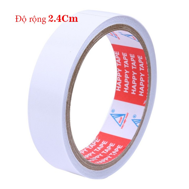 [Sỉ &amp; Lẻ] Băng dính 2 Mặt  (Phân loại hàng theo khổ rộng KT: 1.2cm, 2.4cm , 4.8cm)