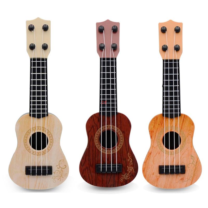 Đồ chơi đàn guitar mini 4 dây giáo dục sớm dành cho trẻ em