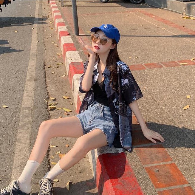 [SẴN] Áo sơ mi Ulzzang Quảng Châu ASM13