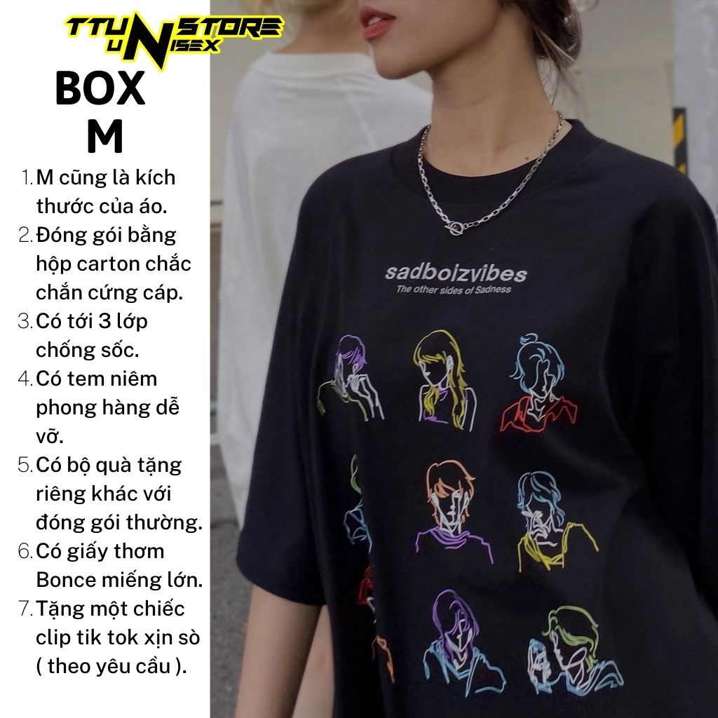 Áo Thun SADBOIZ TOSS , SB Sadboizvibes Tee Local Brand Full Tag Chữ Thêu Nam Nữ Form Rộng Vibes Aint Cry TTUN STORE | BigBuy360 - bigbuy360.vn