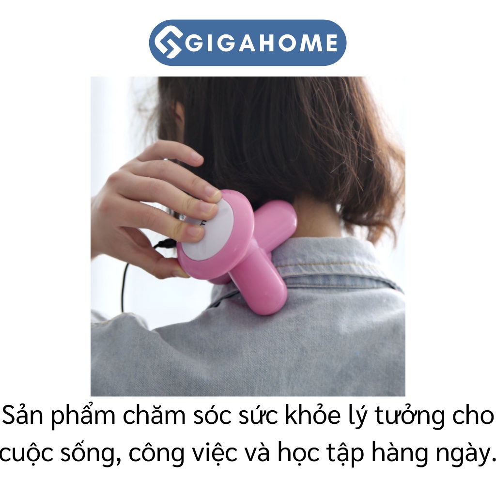 Máy Massage Cầm Tay Mini Rung 3 Chân GIGAHOME Giảm Đau Nhức Toàn Thân 2709