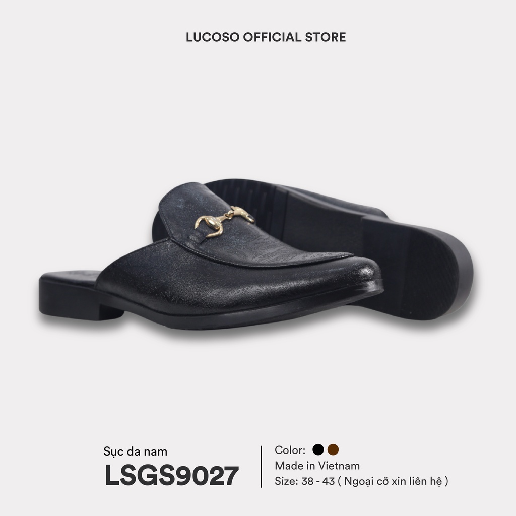 Giày Sục Da Nam Cao Cấp Lusoco - LSGS9027