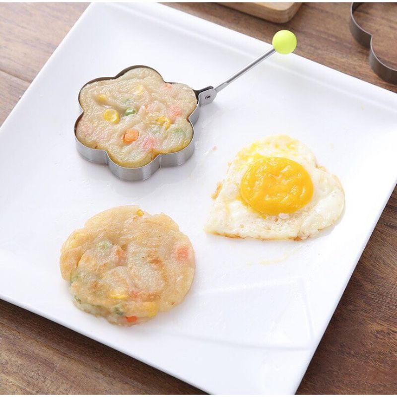 COMBO 4 KHUÔN TẠO HÌNH LÀM BÁNH RÁN TRỨNG