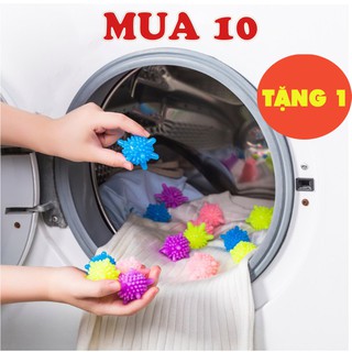 Bóng giặt cầu gai giặt đồ máy nước giặt xả tẩy siêu sạch bột bẩn chống nhăn phẳng quần áo thông minh