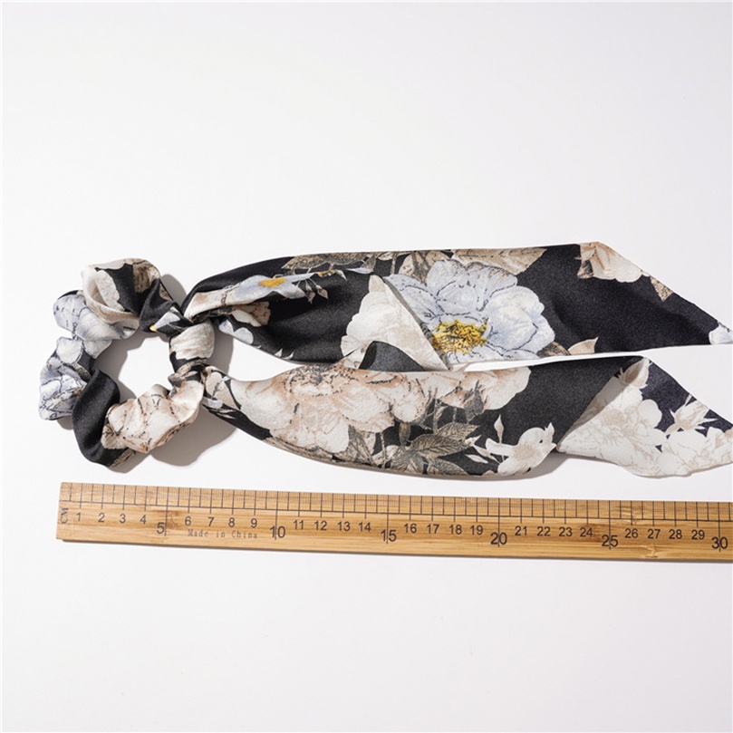 Dây buộc tóc Haimeikang tam giác thiết kế ruy băng thời trang dễ phối đồ dành cho nữ