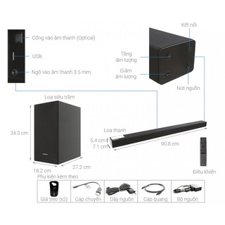 Loa Thanh Samsung HW-R450 (200W)