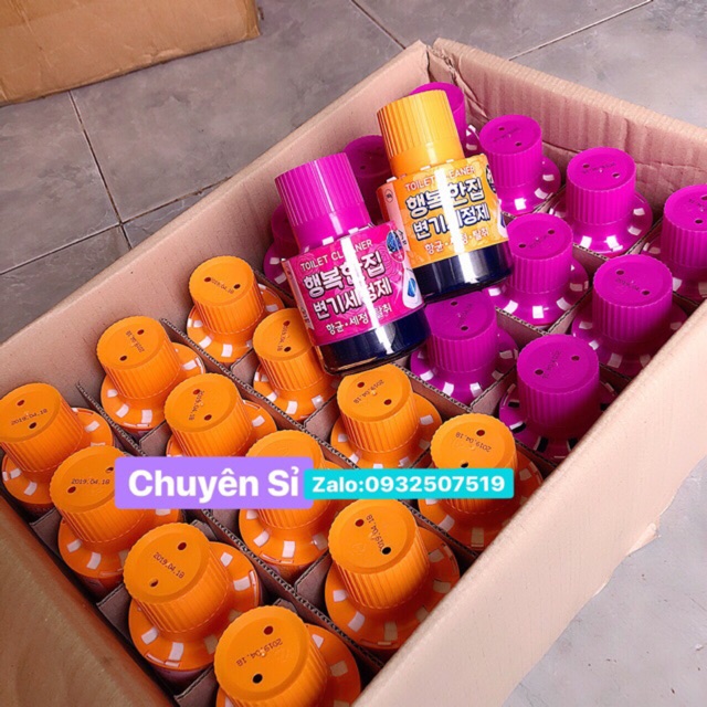 (Mới) Combo 24 chai két thả toilet Hàn Quốc