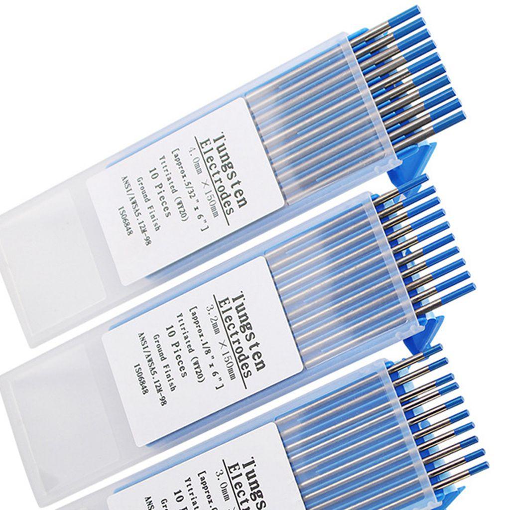 TAYLOR1 10 pcs/box Welding Rods 1.0-4.0 mm Diameter Tungsten Sticks Tungsten Electrodes TIG Wide Application Welding Electrode Professional Multi-styles Optional Quality 150 mm Welding Supplies
