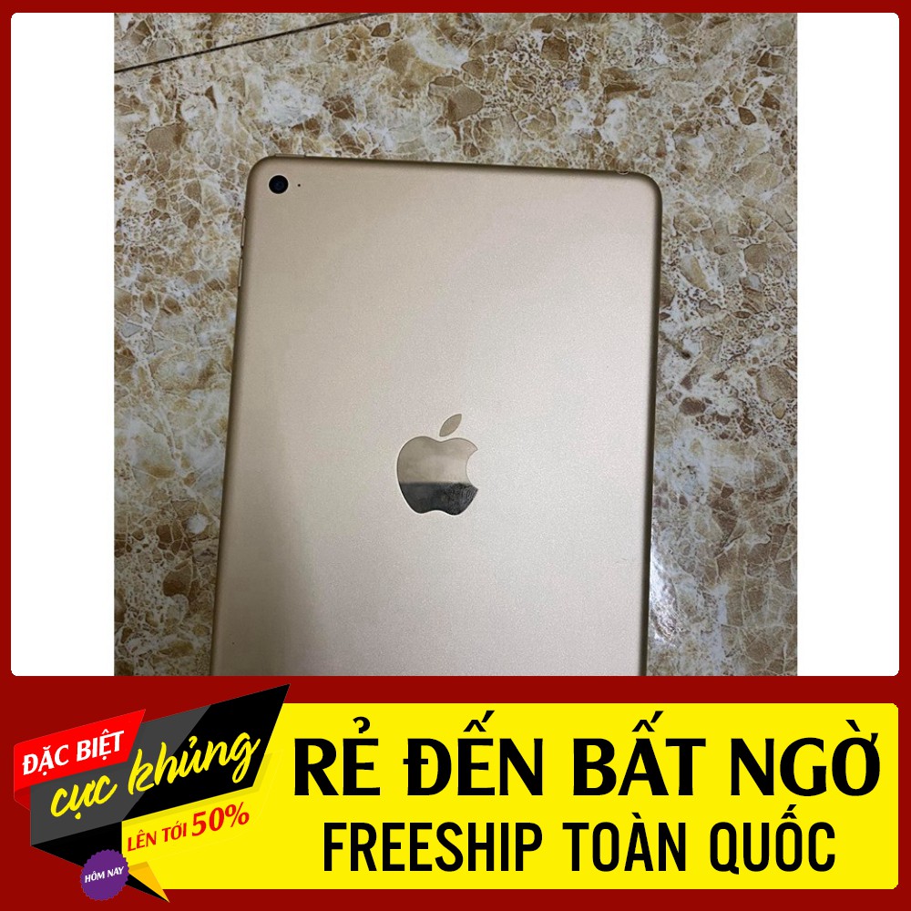 [500K] Apple iPad Mini 4 Wifi 16G Gold  Zin Đẹp 99% - Màn Retina siêu đẹp - Máy siêu mỏng - Cấu Hình Cao