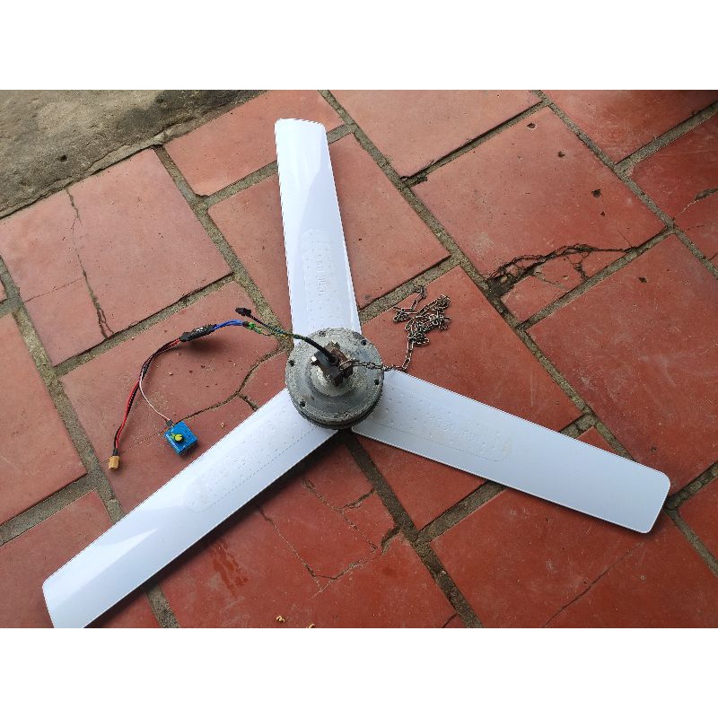 combo chế quạt trần không chổi than 12v 24v động cơ xe điện cũ