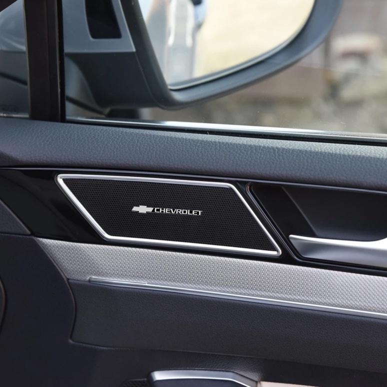 Xe hơi 3D Kim loại nhôm Nhãn dán trang trí Âm thanh nội thất ô tô đề can Huy hiệu Hình dán đã sửa đổi