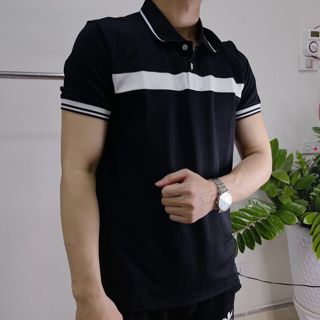 Áo Polo mặc hè cao cấp thoải mái,vải cotton co giãn thoáng mát mặc không bị kích hoạt động cực thoải mái-Mã A02-ZONADO | BigBuy360 - bigbuy360.vn