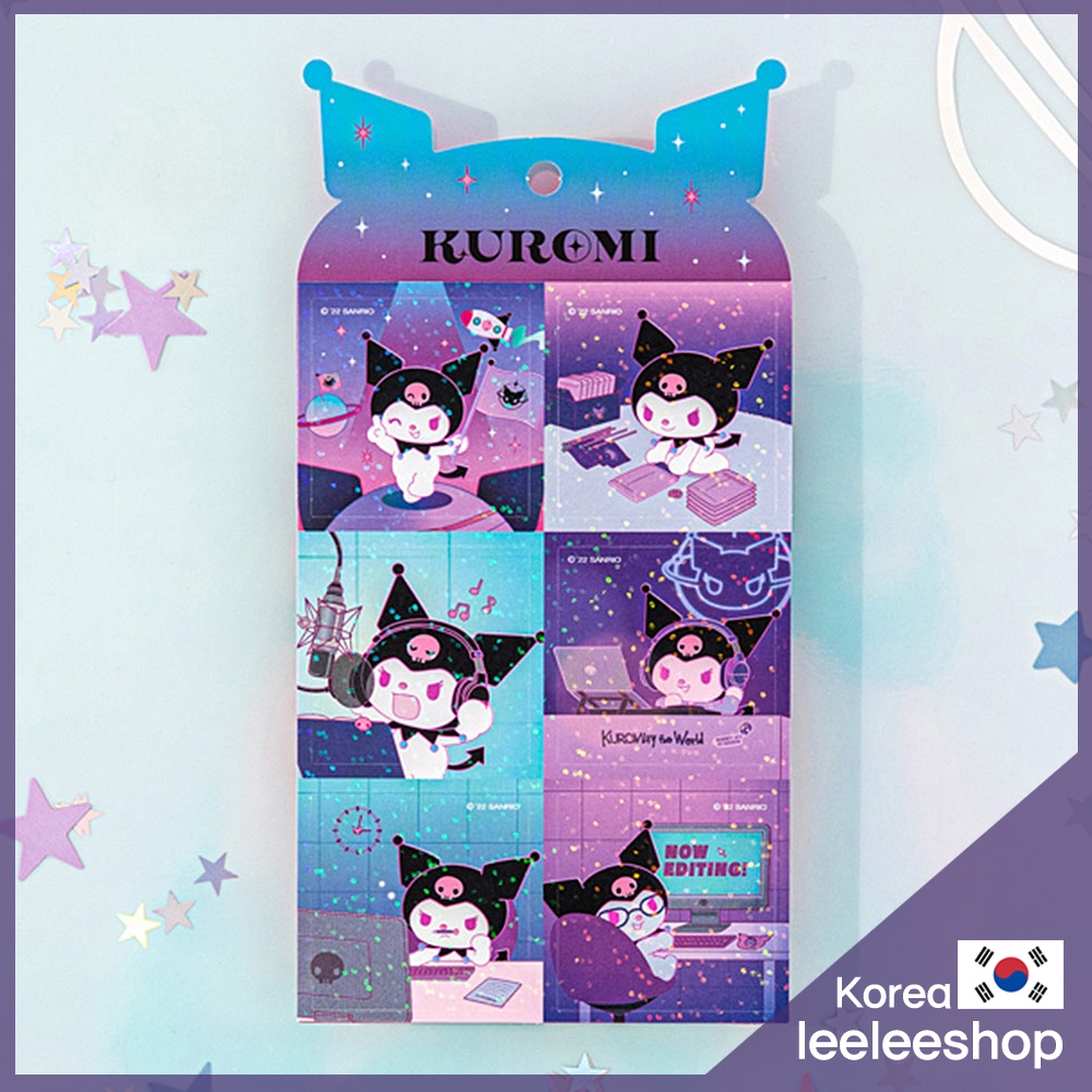 Sanrio_Kuromi Project Daily Sticker_Debut Korea Stationery