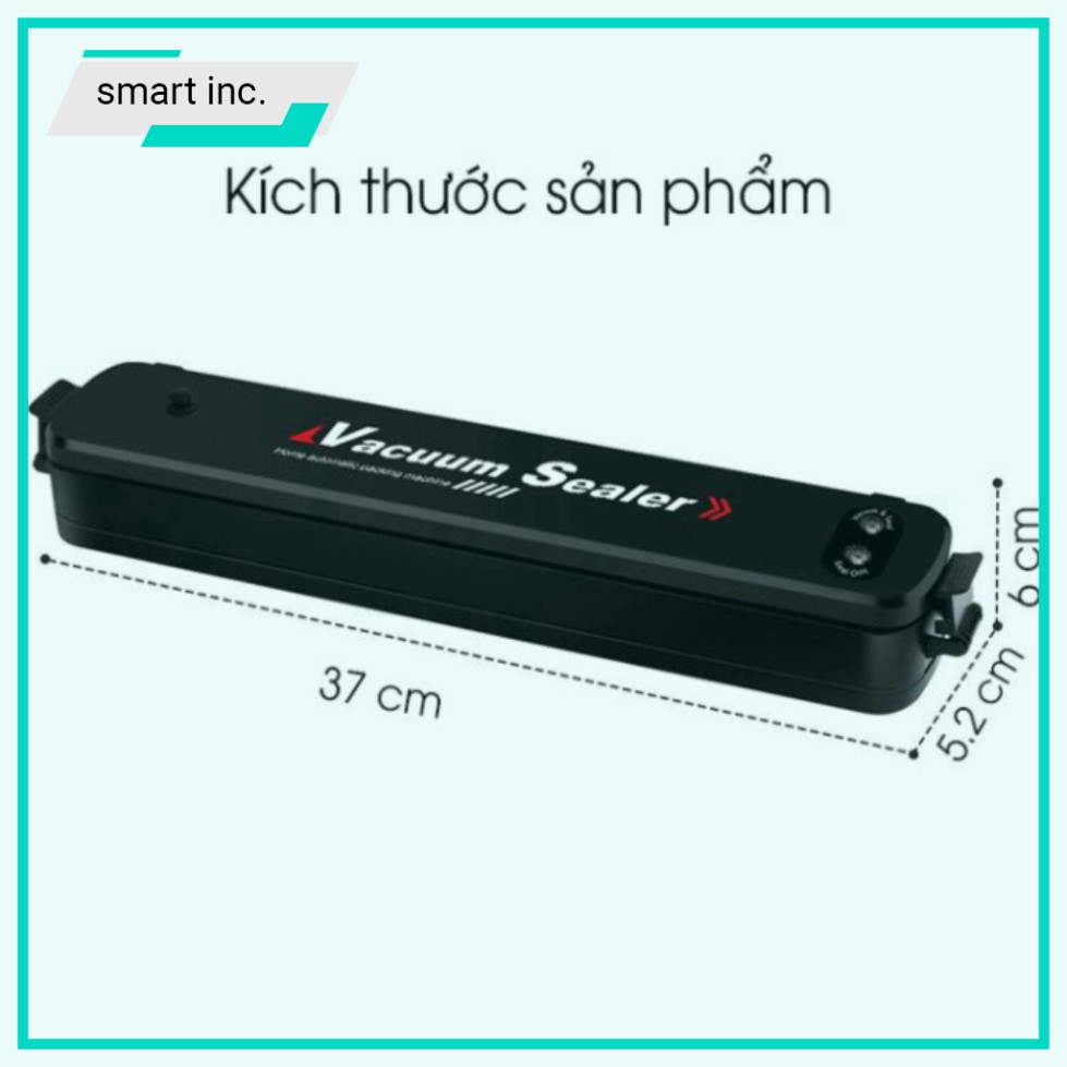 Máy Dán Hàn Miệng Túi Đóng Gói Bảo Quản Thực Phẩm Bỏ Tủ Lạnh Máy Hút Chân Không Thực Phẩm Cao Cấp Vacuum Sealer