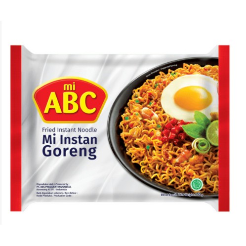 Mì Tôm Xào Khô Ăn Liền ABC INDONESIA Dai Ngon Đậm Đà 70gr